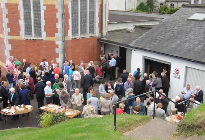 Friends and relatives of the Brothers gather at Mount St Joseph in Cork