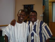 Br Joseph with Br Godfrey at the 2011 Congregation Chapter in Dublin.