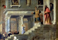 Titan's 'Presentation of the Virgin Mary', 1534-1538, Gallerie dell'Accademia, Venice